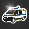 ZAWIESZKA ODBLASKOWA VAN POLICYJNY RADIOWÓZ Brelok SAMOCHÓD POLICJA
