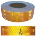 TAŚMA ODBLASKOWA SAMOPRZYLEPNA pomarańczowa 53mm/ 1m konturowa na metry