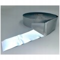 TAŚMA ODBLASKOWA TERMOTRANSFER 1 METR DO WPRASOWANIA HT srebrna 50mm