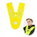 KAMIZELKA ODBLASKOWA SZELKA ODBLASKOWA V-VEST dla dzieci żółta 1 szt