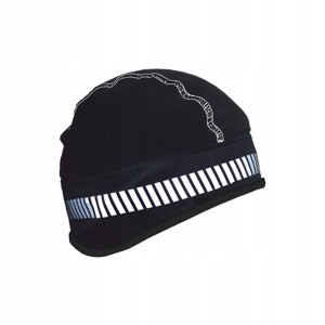 CZAPKA BEANIE DO BIEGANIA ODBLASKOWA czarna rozmiar M Salzmann