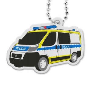ZAWIESZKA ODBLASKOWA VAN POLICYJNY RADIOWÓZ Brelok SAMOCHÓD POLICJA