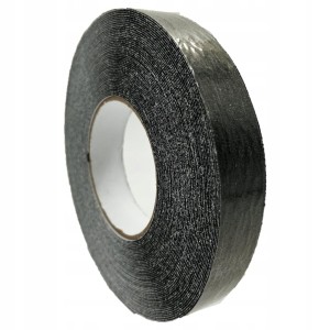 TAŚMA ANTYPOŚLIZGOWA CZARNA 25 MM ! 18m ! SAMOPRZYLEPNA taśma BHP rolka