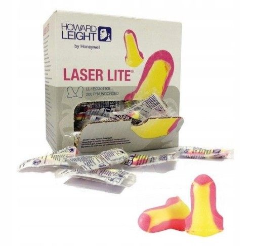 ZATYCZKI STOPERY WKŁADKI DO USZU 200 par w woreczkach LASER LITE LS400 35dB