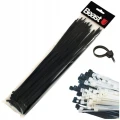 OPASKI ZACISKOWE KABLOWE trytytki 500 x 4.7 mm CZARNE do przewodów 30 szt