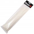 OPASKI ZACISKOWE KABLOWE trytytki 300 x 4.7 mm BIAŁE do przewodów 50 szt