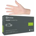 RĘKAWICZKI winylowe BEZPUDROWE MERCATOR VINYLEX transparentne S 100szt