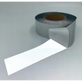 TAŚMA ODBLASKOWA TERMOTRANSFER 1 METR DO WPRASOWANIA srebrna 50mm na odzież