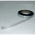 TAŚMA ODBLASKOWA TERMOTRANSFER 1 METR! DO WPRASOWANIA PASY srebrna 12mm