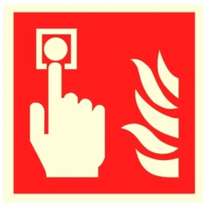 ALARM POŻAROWY ROP znak certyfikowany