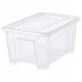 POJEMNIK PLASTIKOWY LEKI ZABAWKI Z POKRYWĄ IKEA 5l
