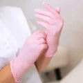 Rękawice RĘKAWICZKI nitrylowe BEZPUDROWE NITRYLEX PINK różowe XS 100szt
