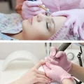 Rękawice RĘKAWICZKI nitrylowe BEZPUDROWE NITRYLEX PINK różowe XS 100szt
