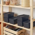 POJEMNIK PLASTIKOWY ZABAWKI DROBIAZGI Z POKRYWKĄ IKEA UPPSNOFSAD 4l