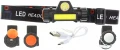 LATARKA CZOŁOWA LED czołówka mocna lampka COB 4w1 akumulatorowa USB magnes