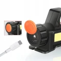 LATARKA CZOŁOWA LED czołówka mocna lampka COB 4w1 akumulatorowa USB magnes