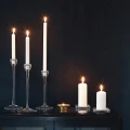 PODSTAWKA NA ŚWIECE tealight świecznik SZKŁO BEZBARWNE 10x10 cm IKEA GLASIG