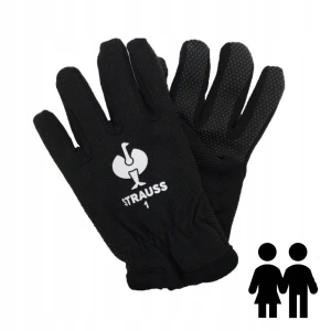 RĘKAWICE ZIMOWE DZIECIĘCE Engelbert STRAUSS Fleece Comfort czarne rozm. 1