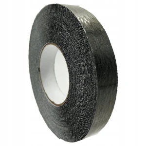 TAŚMA ANTYPOŚLIZGOWA CZARNA 25 MM ! 18m ! SAMOPRZYLEPNA taśma BHP rolka