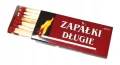 ZAPAŁKI DŁUGIE - 7,5 cm 15 patyczków