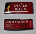 ZAPAŁKI DŁUGIE - 7,5 cm 15 patyczków
