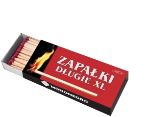 ZAPAŁKI DŁUGIE XL - 9,6cm !!! aż 40 patyczków !!!
