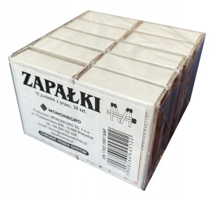 ZAPAŁKI POLSKIE - SERIA ZE ZWIERZETAMI 10op 380szt