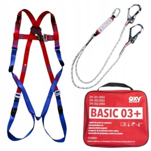 ZESTAW ASEKURACYJNY DO PRACY NA WYSOKOŚCI SZELKI UPRZĄŻ BASIC 03+ OXYLINE