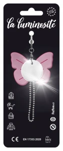 ZAWIESZKA ODBLASKOWA certyfikowana AGR LA LUMINOSITE 2 el. motyl + koło