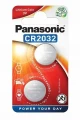 BATERIA LITOWA PANASONIC CR2032 Lithium Coin 3V blister 2 szt.