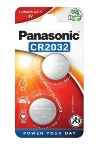 BATERIA LITOWA PANASONIC CR2032 Lithium Coin 3V blister 2 szt.