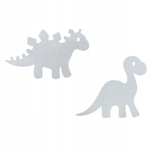 ODBLASK DO NAPRASOWANIA aplikacja termo NAPRASOWANKA DINOZAURY 2 sztuki