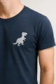 ODBLASK DO NAPRASOWANIA aplikacja termo NAPRASOWANKA DINOZAUR wzór nr 2 REX