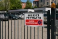 MIEJSCE PRYWATNE ZAKAZ PARKOWANIA tabliczka twarda PVC znak BHP 300x200mm