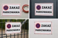 ZAKAZ PARKOWANIA tabliczka PVC znak BHP 300x200mm płyta twarda PVC